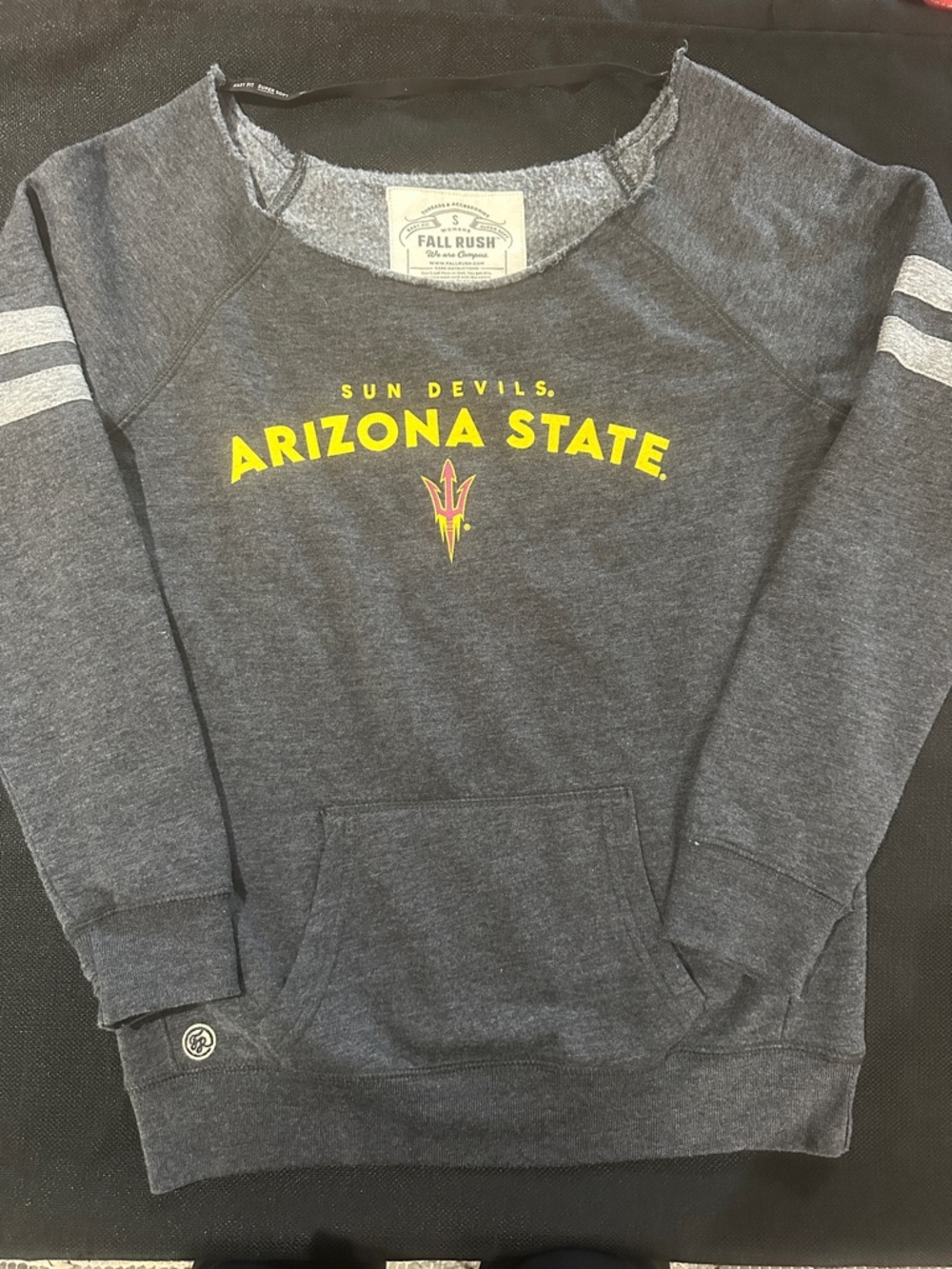 Arizona State Sun Devils Youth Crewneck Sweatshirt - Charcoal